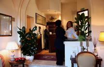 La recepcin y el personal del Hotel Santa Caterina en Siena, amabilidad y cordialidad