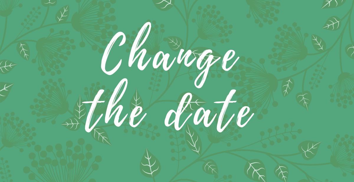 Change the date, and save the tourism!